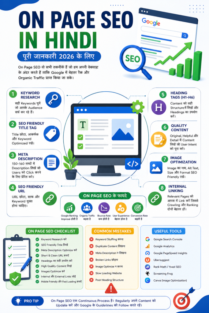 on page seo in hindi